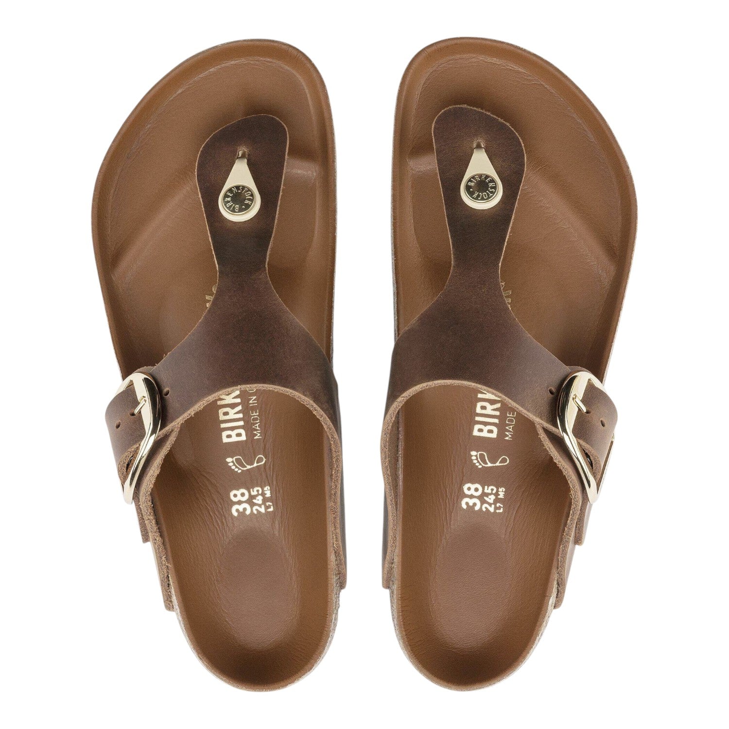 Birkenstock Gizeh Big Buckle Oiled Women's Sandals