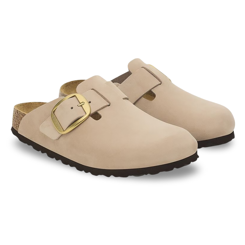 Birkenstock Boston Big Buckle Nubuck Women's Clogs