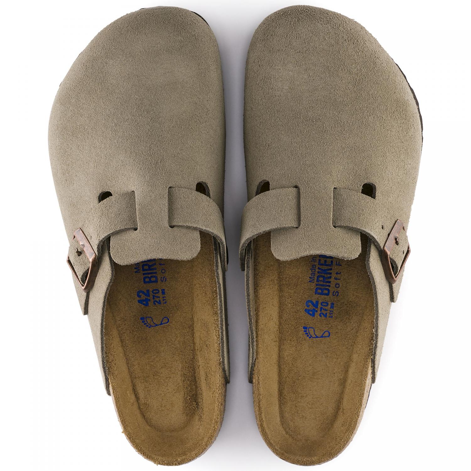 Birkenstock Boston Soft Footbed Suede Men's Footbeds & Orthotics