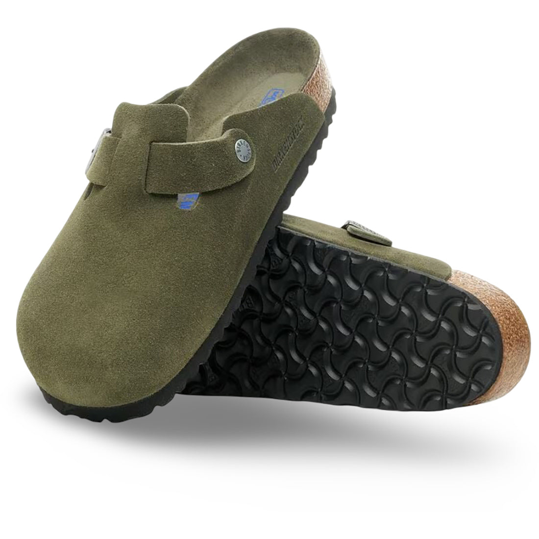 Birkenstock Boston Soft Footbed Suede Men's Footbeds & Orthotics